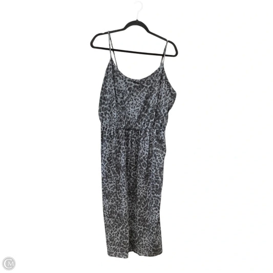 Dress Casual Maxi By Old Navy In Animal Print, Size: Xl
