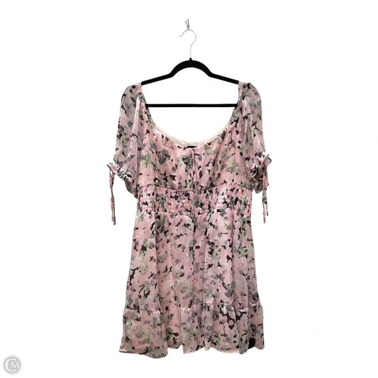 Dress Casual Short By A Byer In Pink, Size: Xl