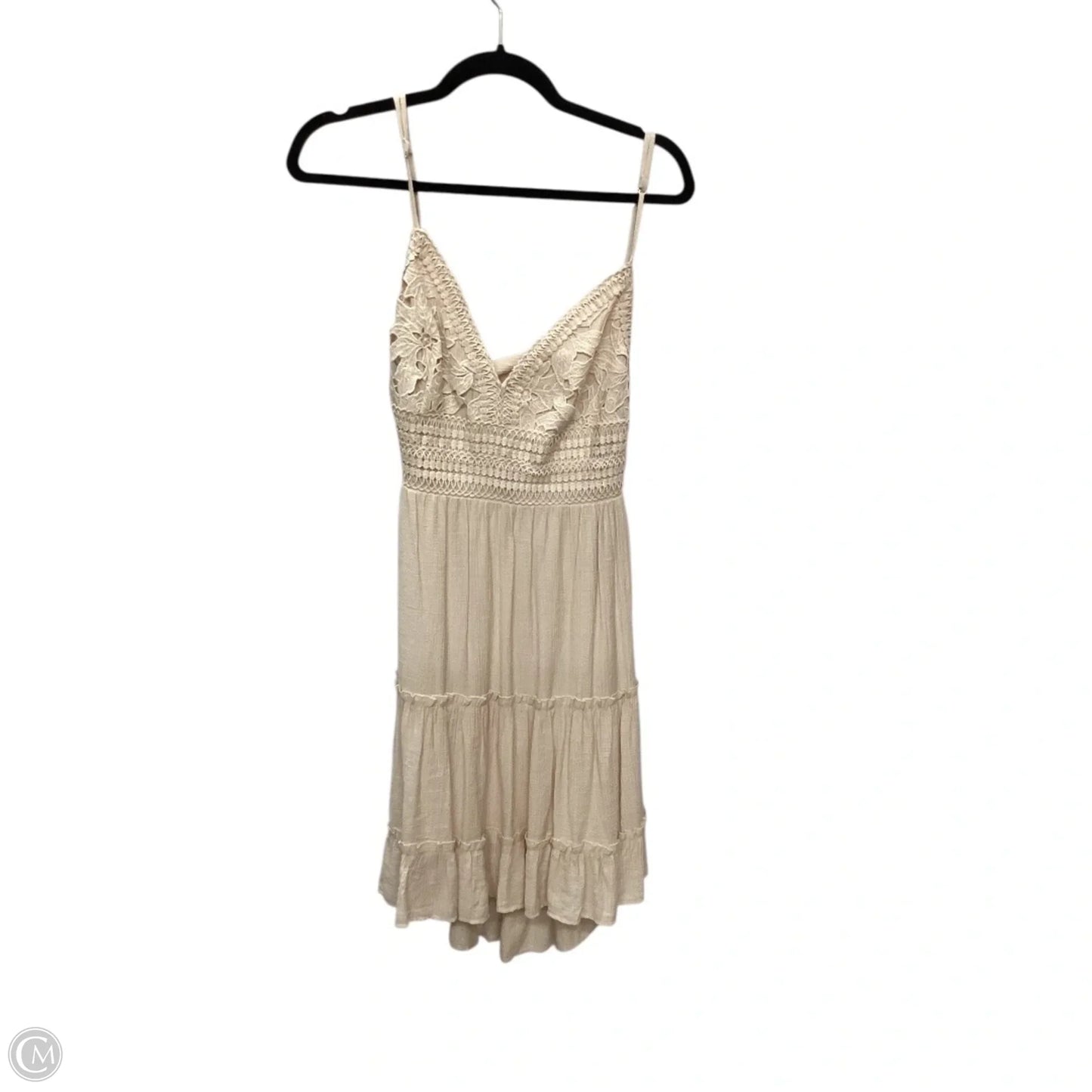 Dress Casual Short By Love Tree In Beige, Size: L