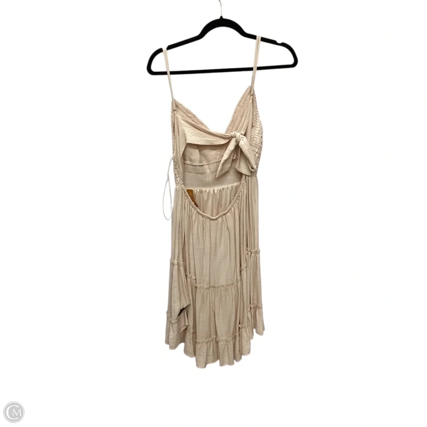 Dress Casual Short By Love Tree In Beige, Size: L