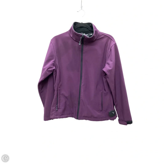 Jacket Fleece By Clothes Mentor In Purple, Size: L
