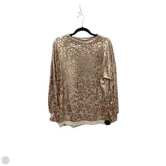 Top Long Sleeve By Clothes Mentor In Animal Print, Size: S