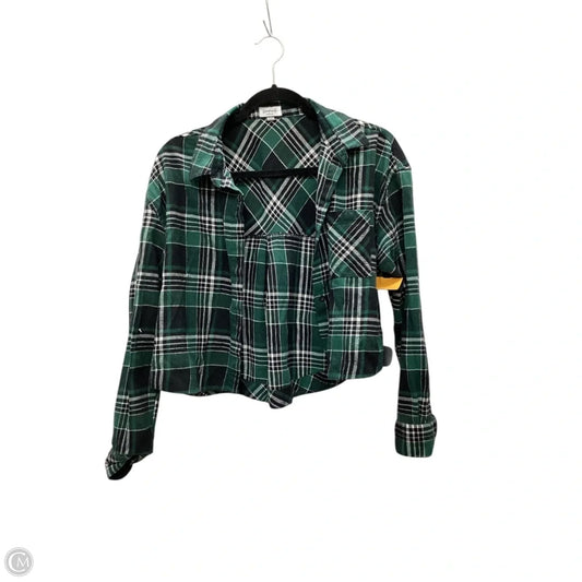 Top Long Sleeve By Clothes Mentor In Green, Size: M