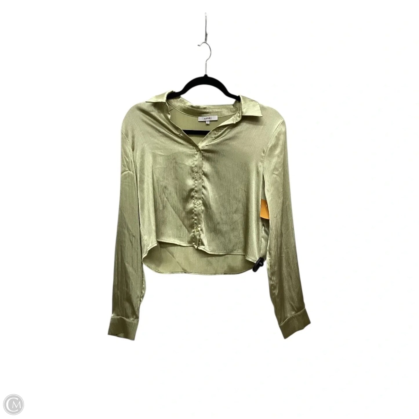 Top Long Sleeve By Ro & De In Green, Size: S
