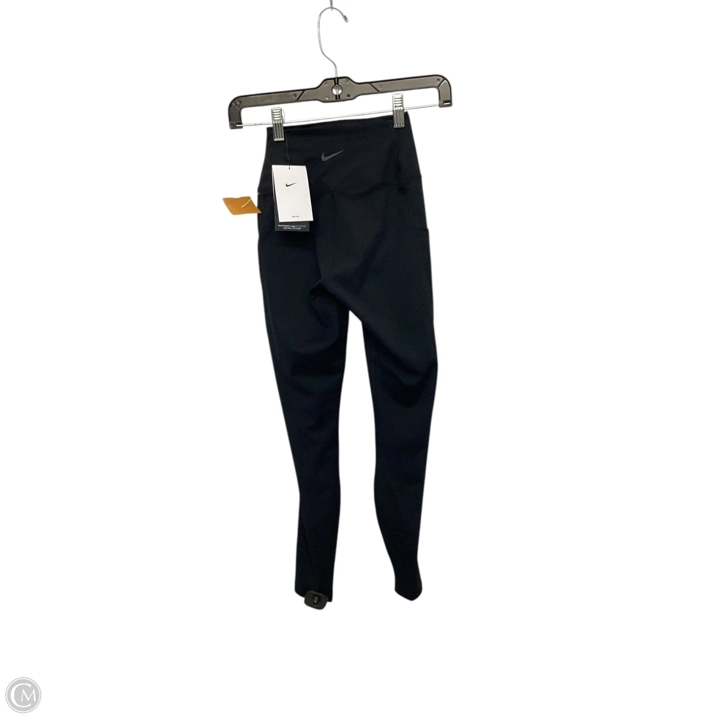 Athletic Leggings By Nike Apparel In Black, Size: Xs
