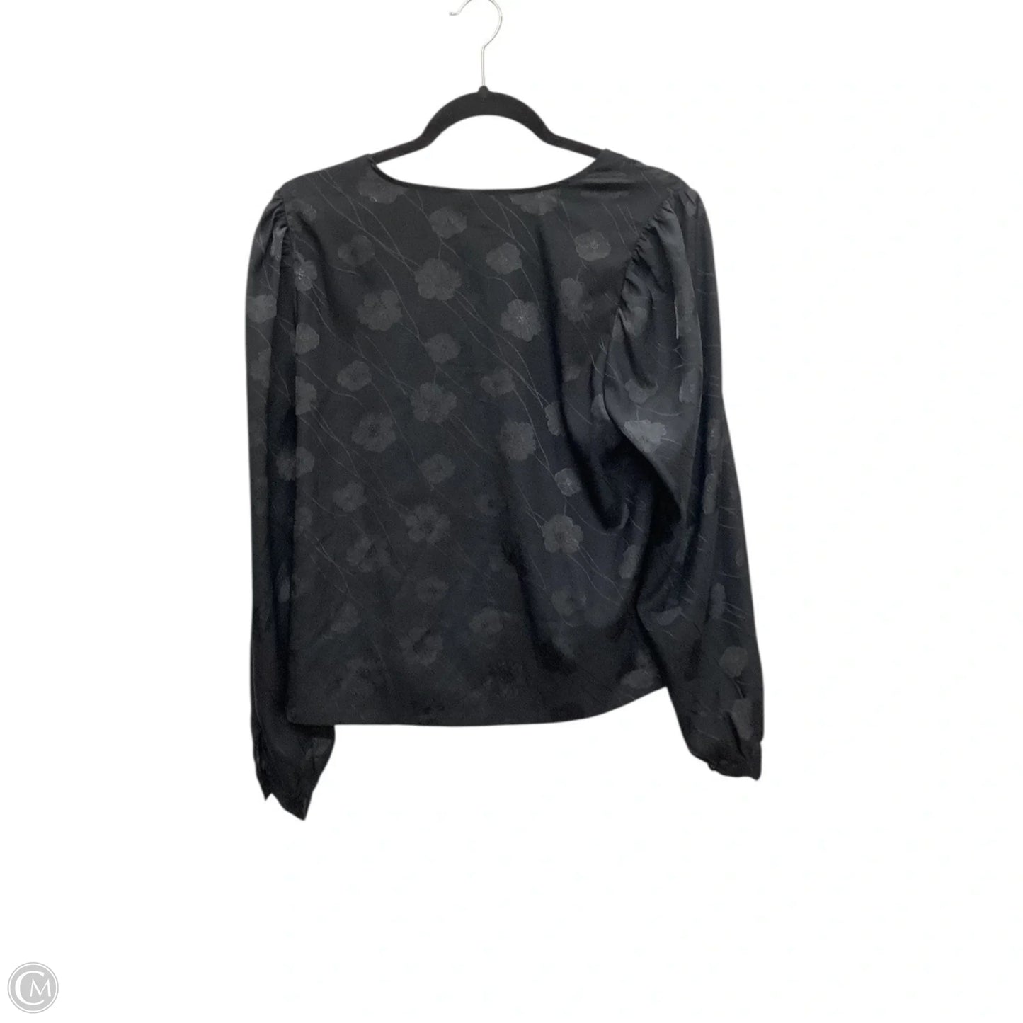 Top Long Sleeve By A New Day In Black, Size: M