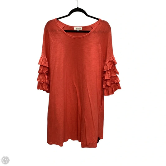 Dress Casual Short By Umgee In Orange, Size: Xl