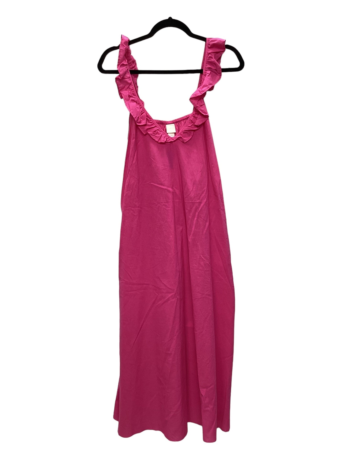 Pink Dress Casual Maxi H&m, Size S