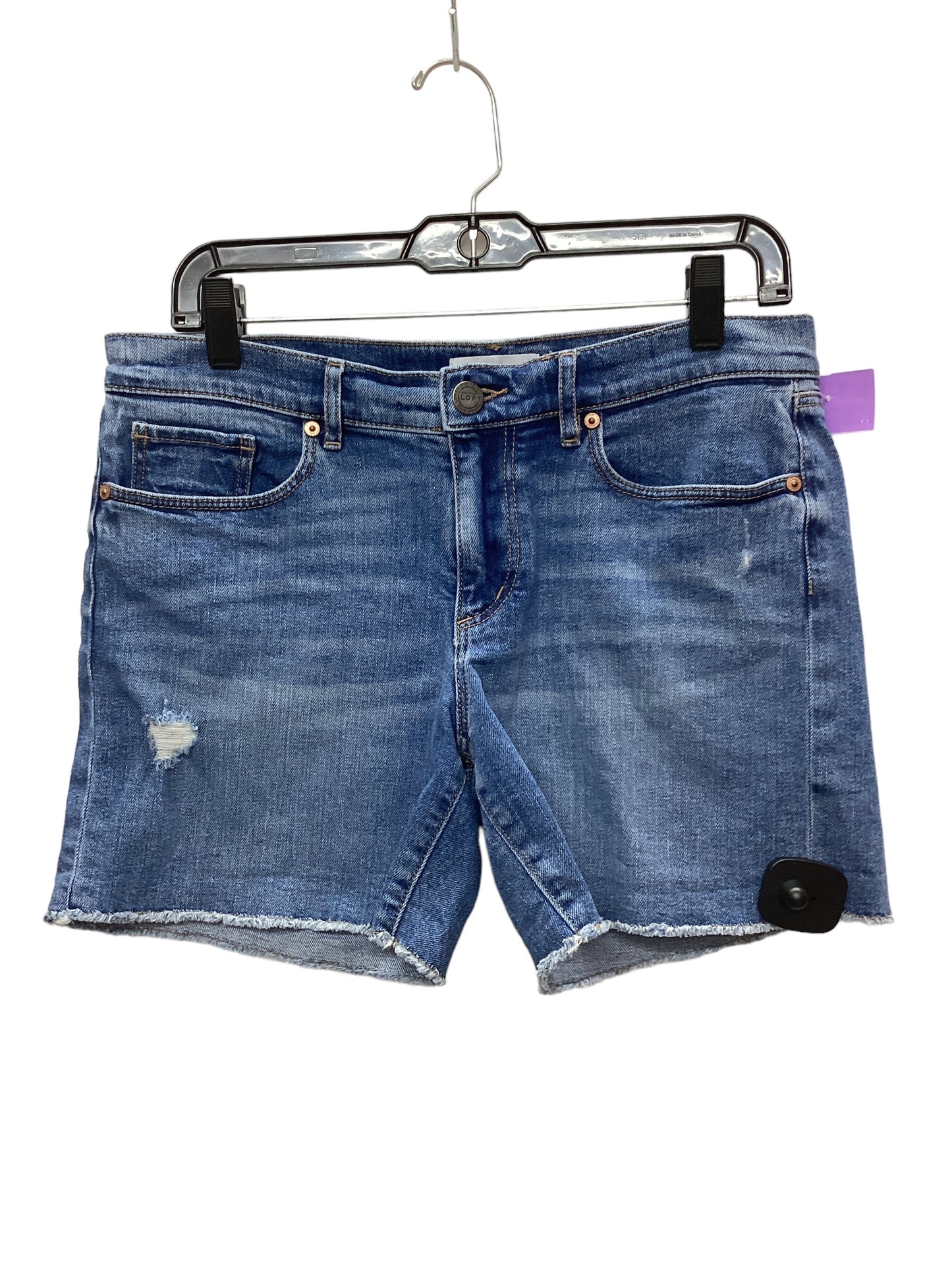 Blue Denim Shorts Loft, Size 6