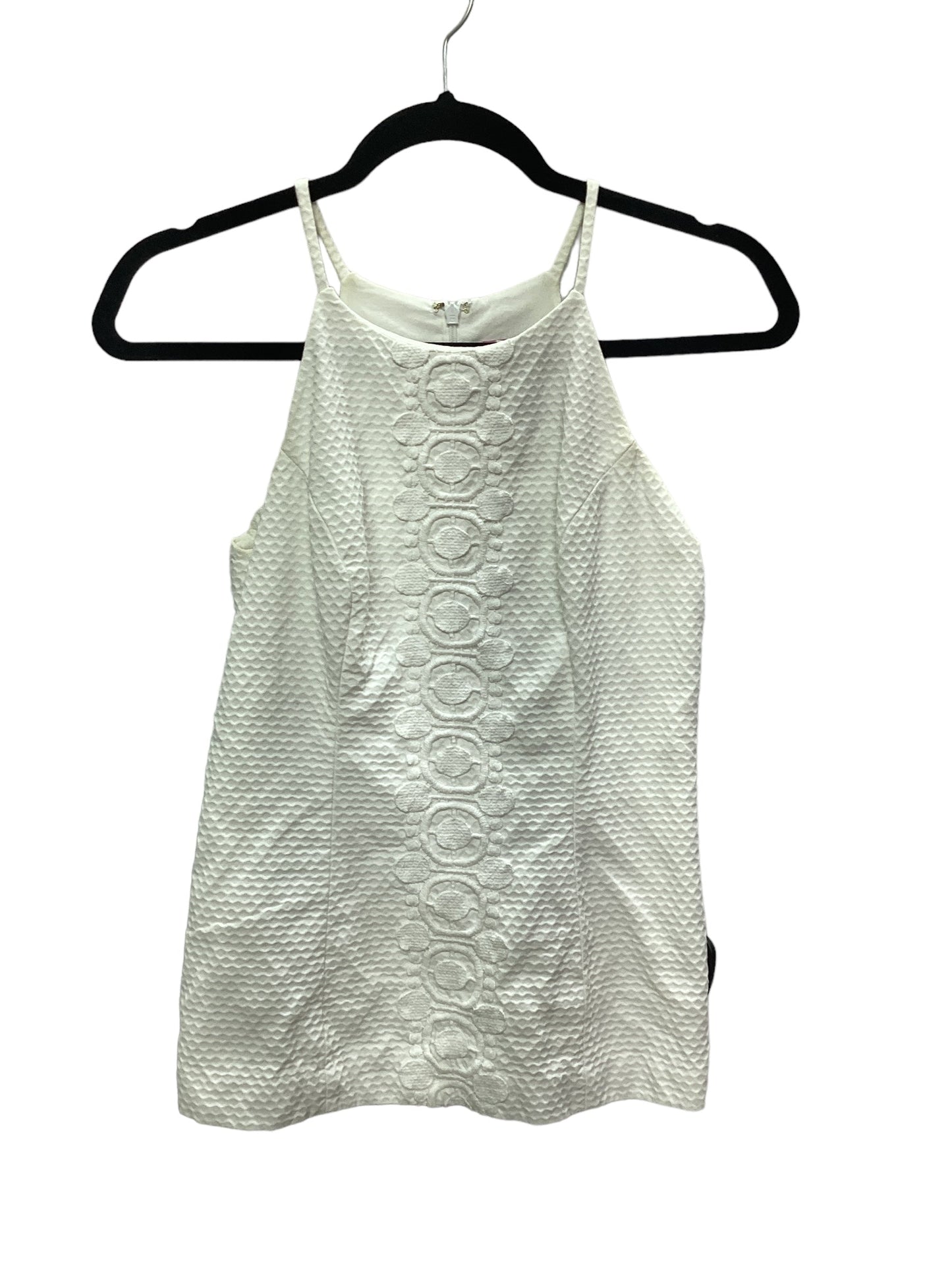 White Top Sleeveless Lilly Pulitzer, Size 0