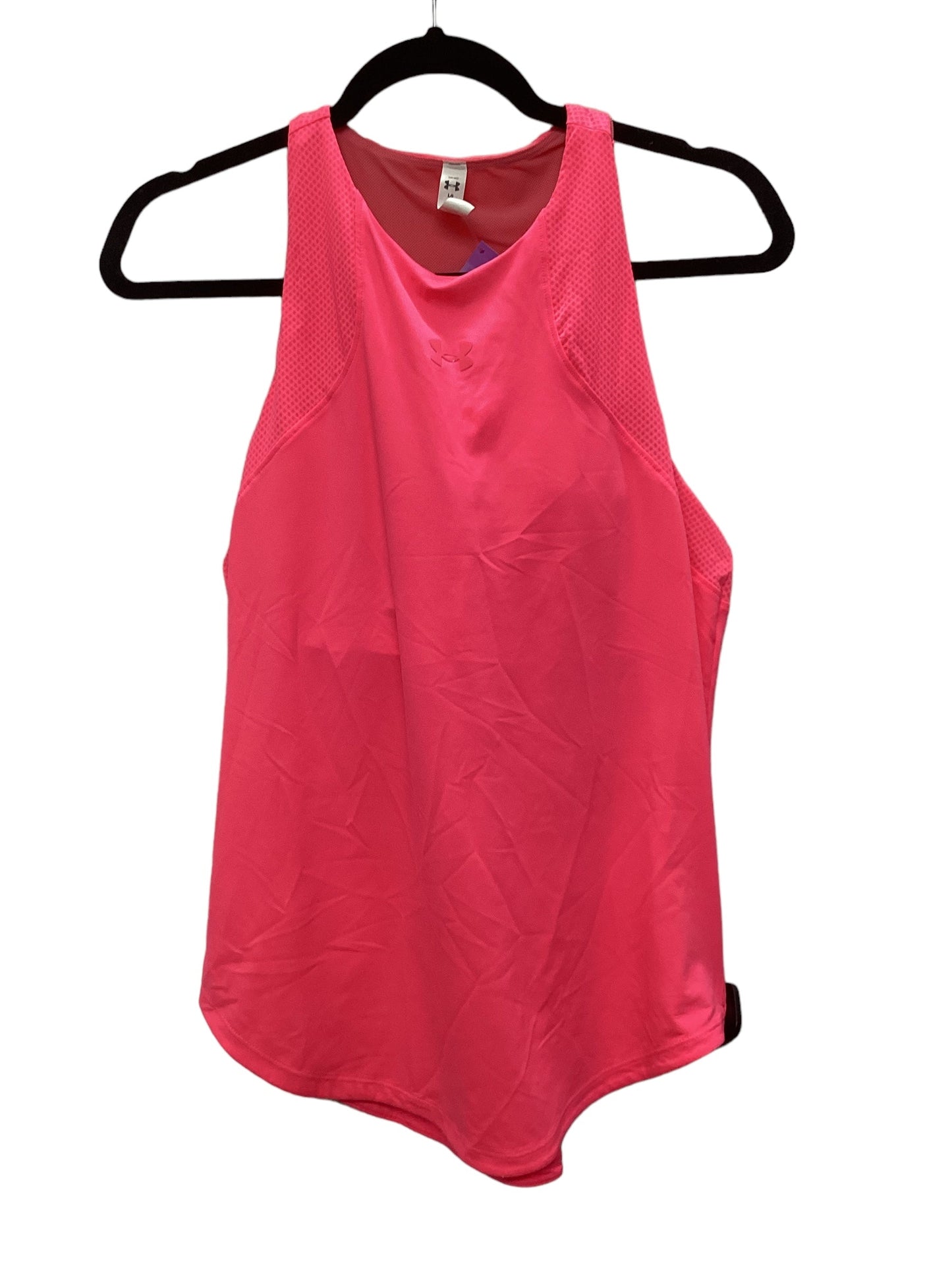 Pink Athletic Tank Top Under Armour, Size L