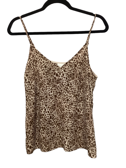 Animal Print Top Sleeveless A New Day, Size M
