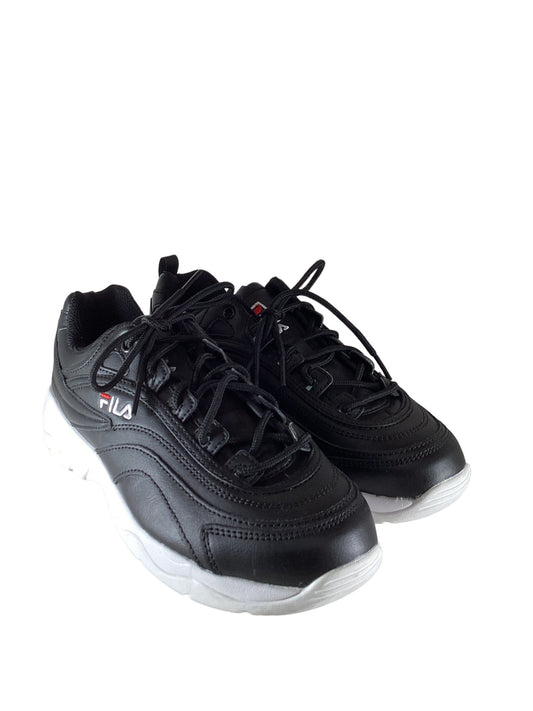 Black Shoes Sneakers Fila, Size 9