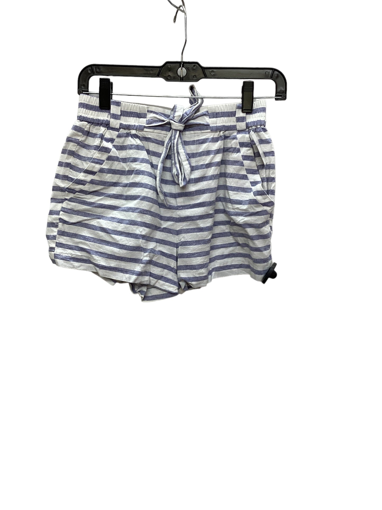 Striped Pattern Shorts Skies Are Blue, Size Xs