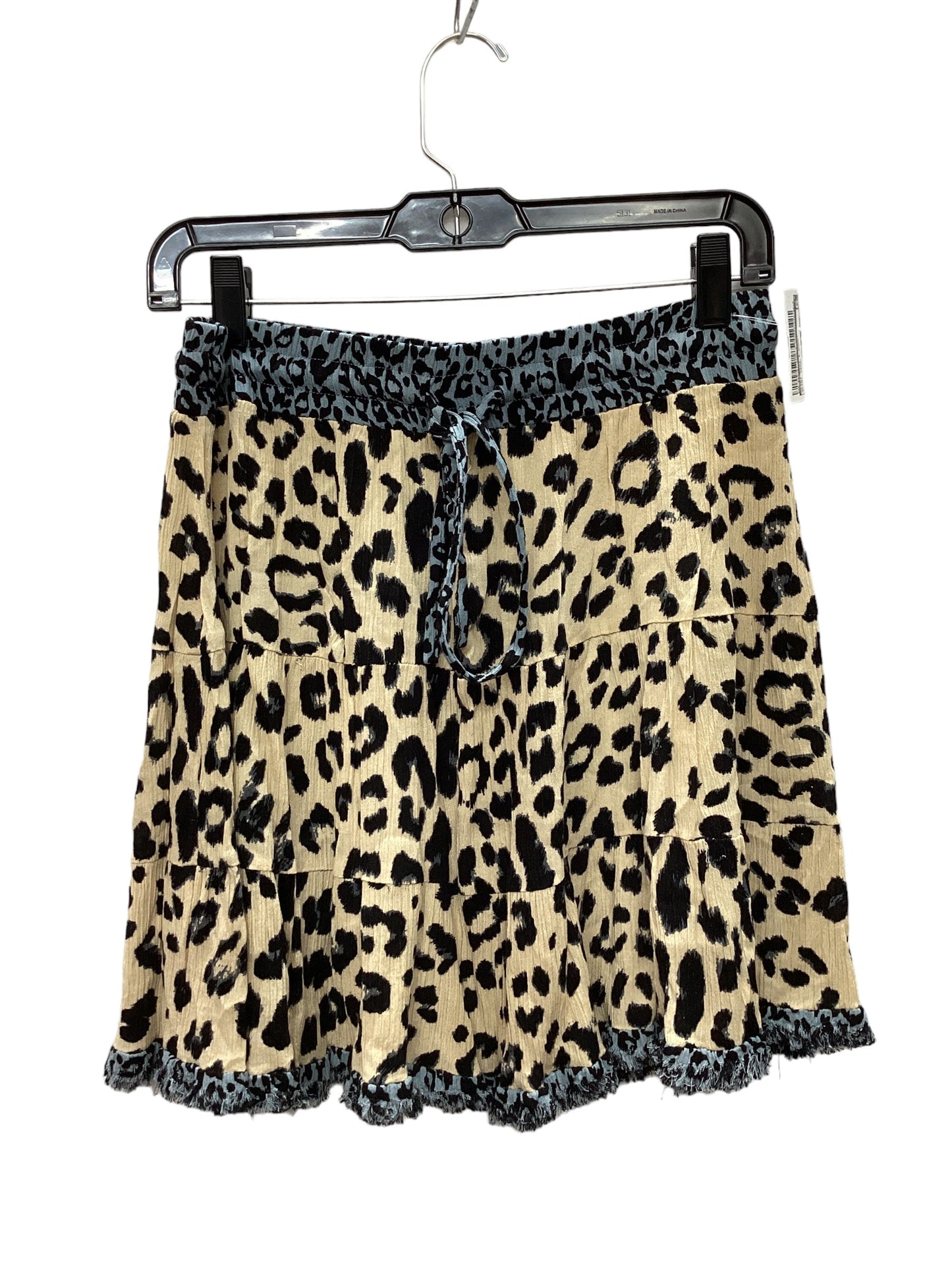 Animal Print Skirt Mini & Short Umgee, Size M