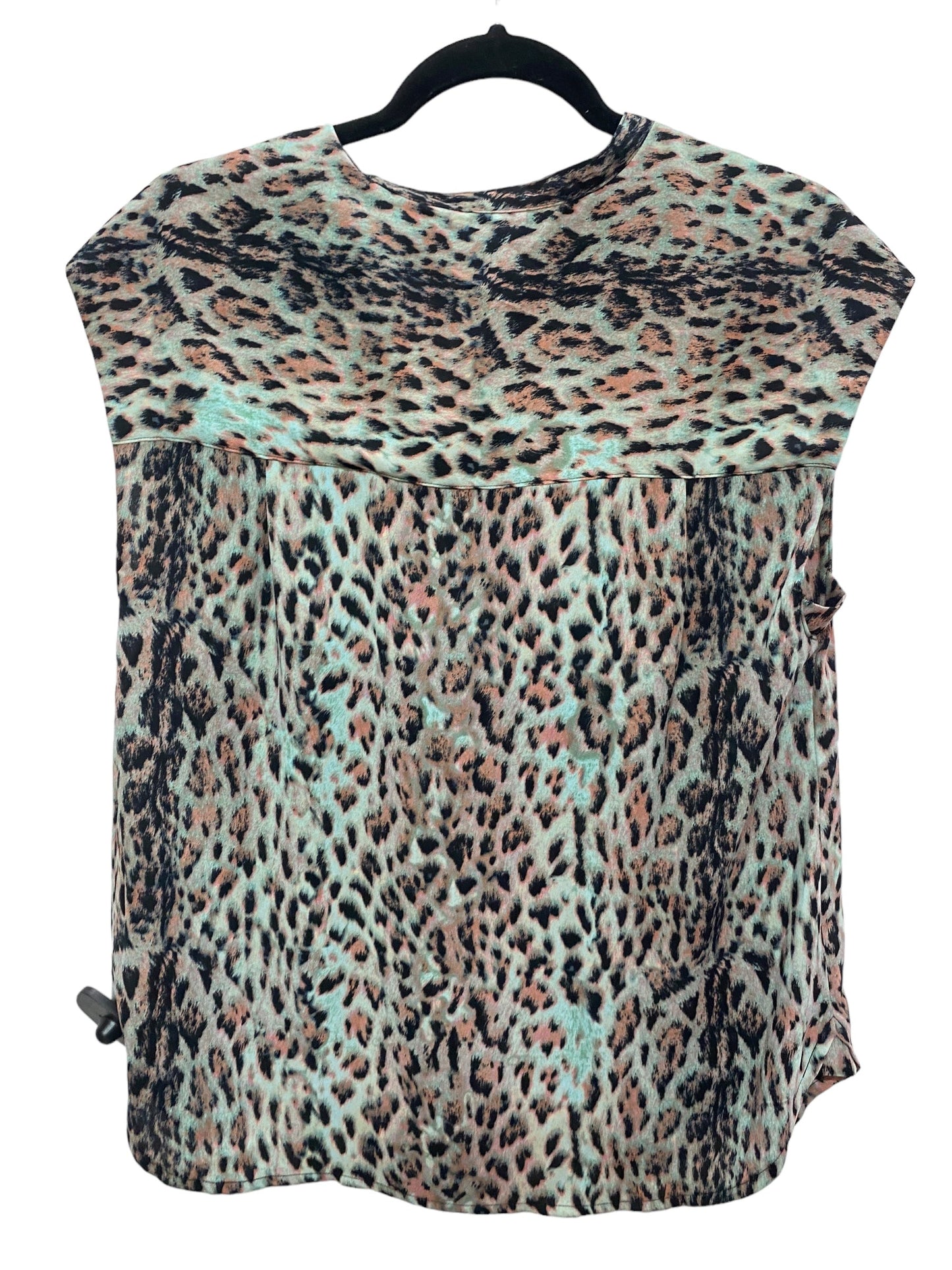 Animal Print Top Sleeveless J. Crew, Size M