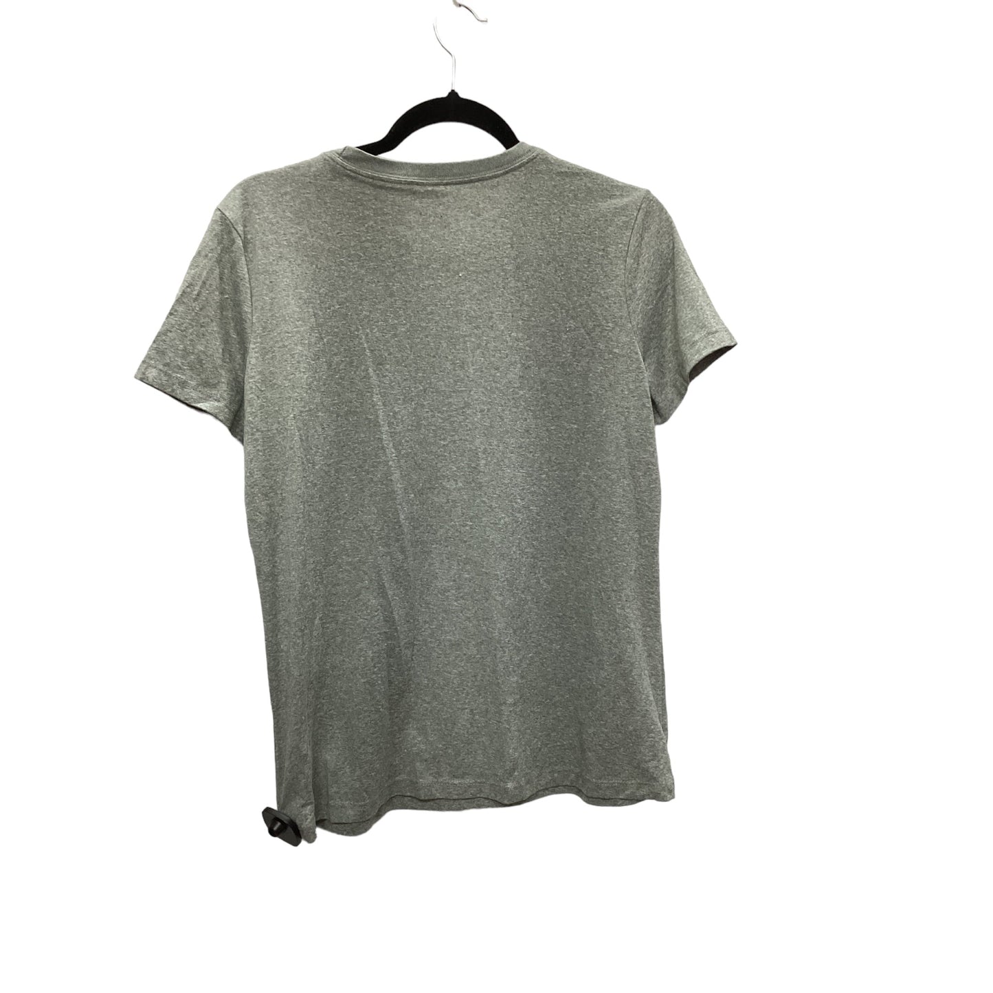 Athletic Top Short Sleeve By Nike Apparel In Grey, Size: L