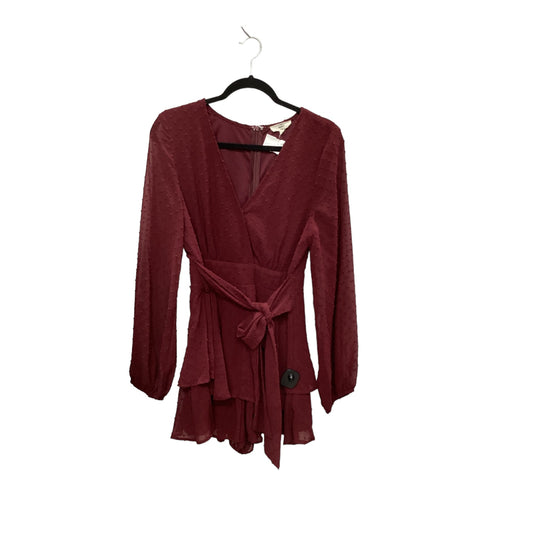 Romper By Entro In Red, Size: L