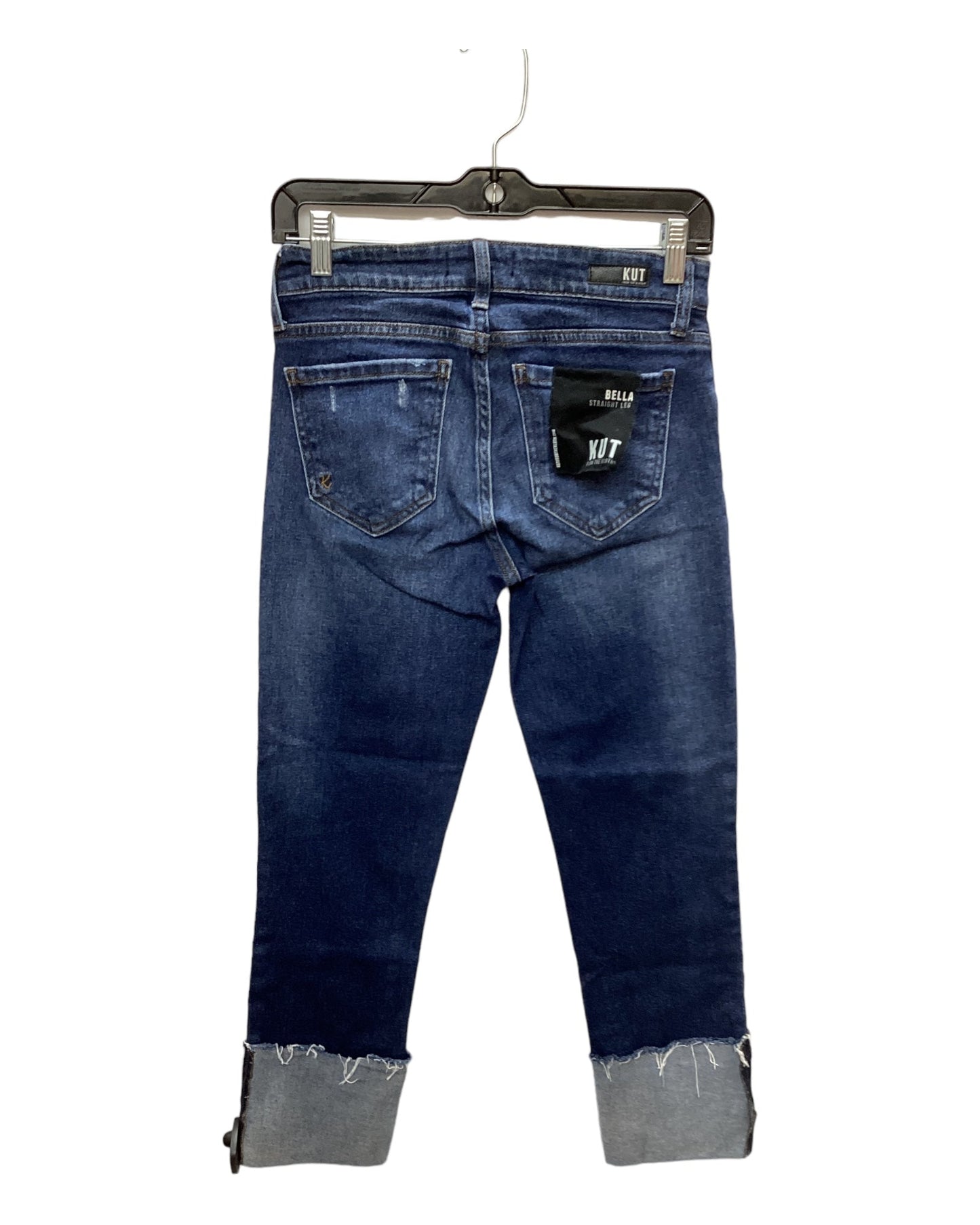 Jeans Skinny By Kut In Blue Denim, Size: 0