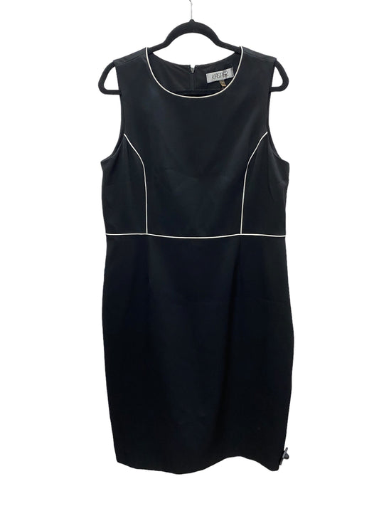 Dress Work By Kasper In Black, Size: Xl