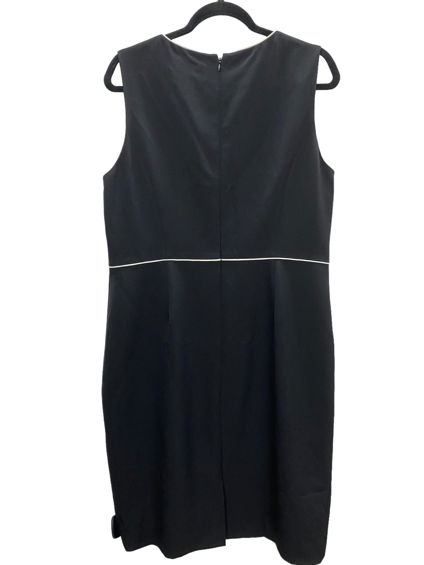 Dress Work By Kasper In Black, Size: Xl