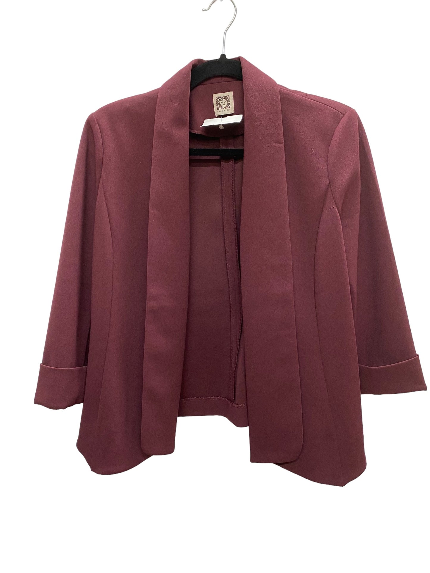 Blazer By Anne Klein In Purple, Size: S