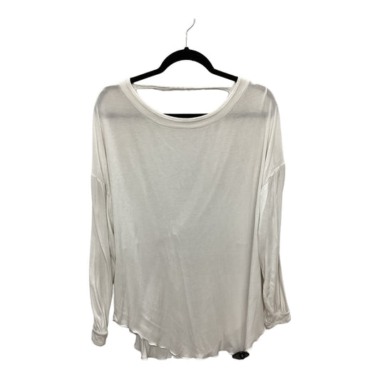 Top Long Sleeve By Free People In White, Size: S