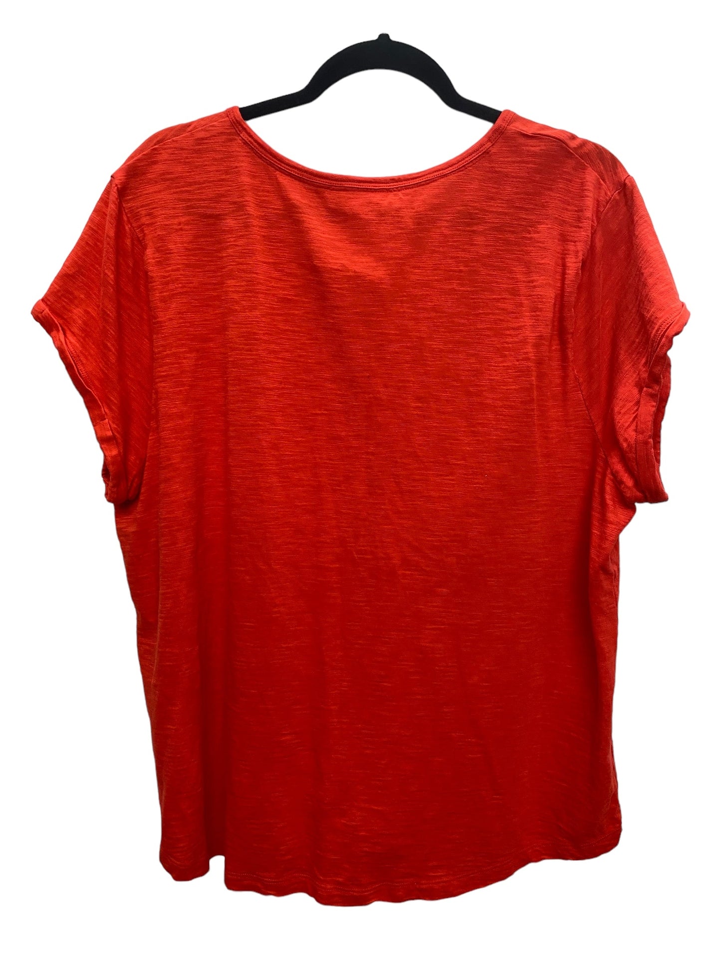 Top Short Sleeve By Chicos In Red, Size: 2