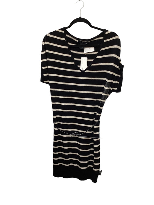 Dress Casual Short By Calvin Klein In Striped Pattern, Size: L