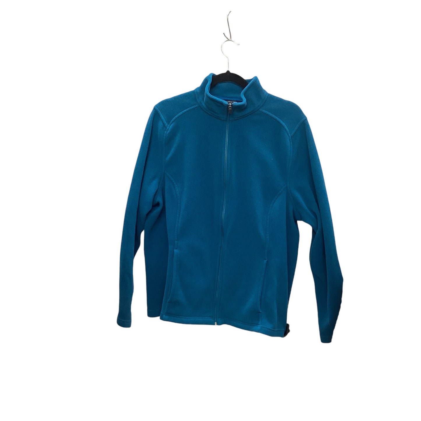 Jacket Fleece By Lands End In Blue, Size: Xl