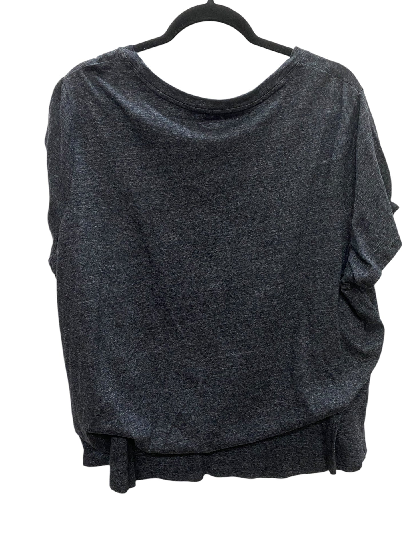 Top Short Sleeve Basic By Old Navy In Grey, Size: 2x