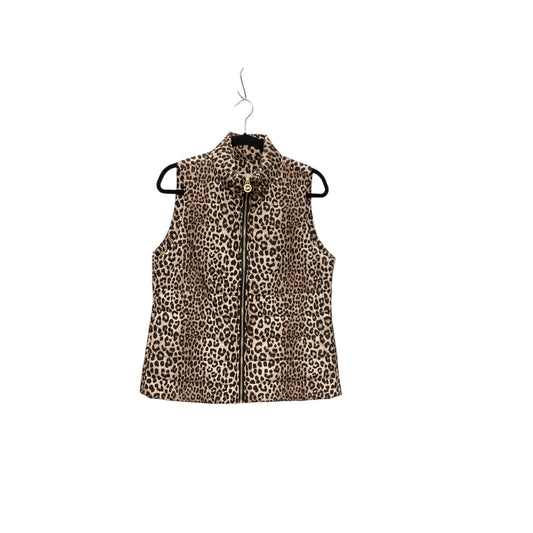 Vest Puffer & Quilted By Michael By Michael Kors In Animal Print, Size: M