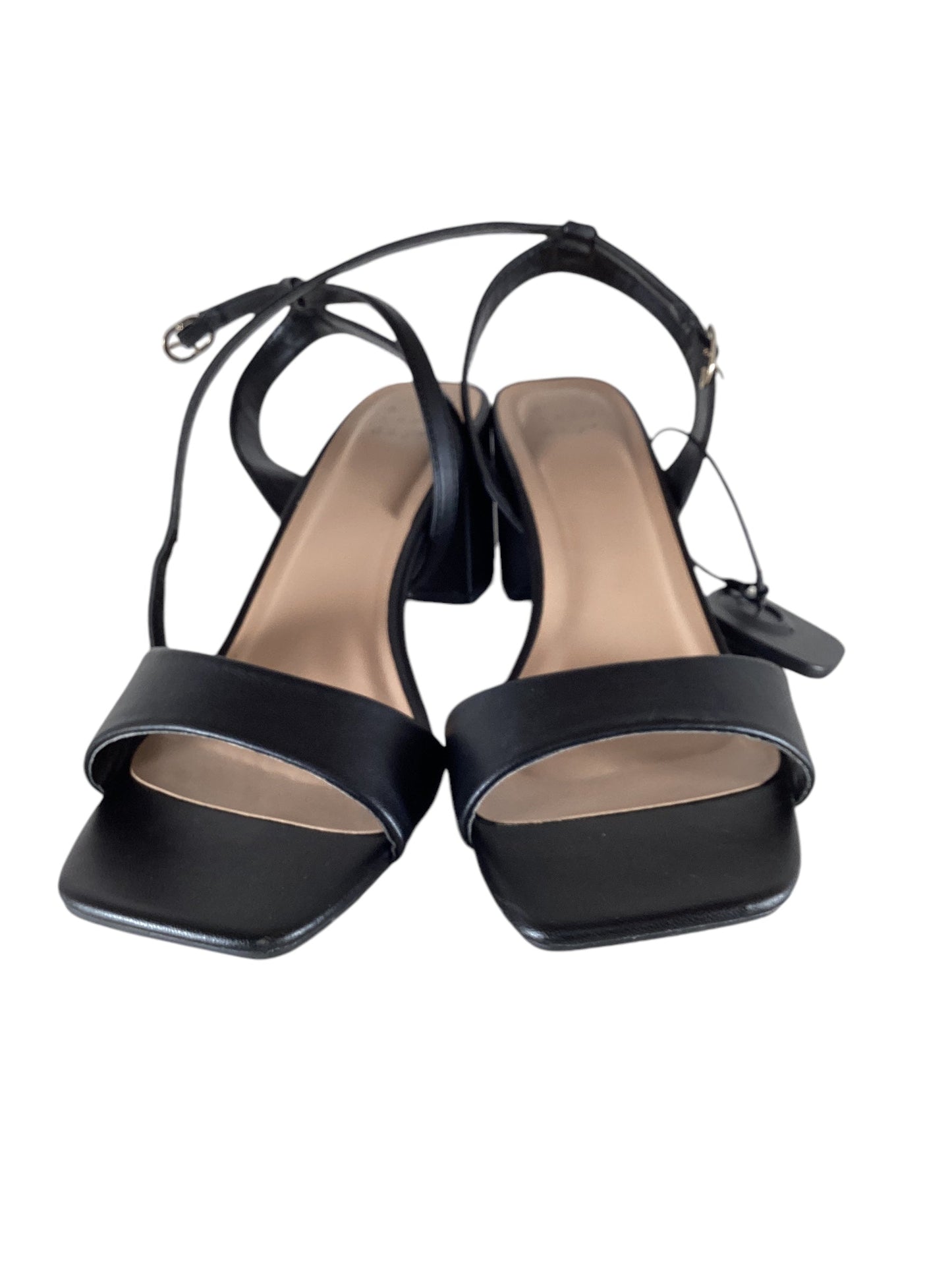 Sandals Heels Block By A New Day In Black, Size: 9.5