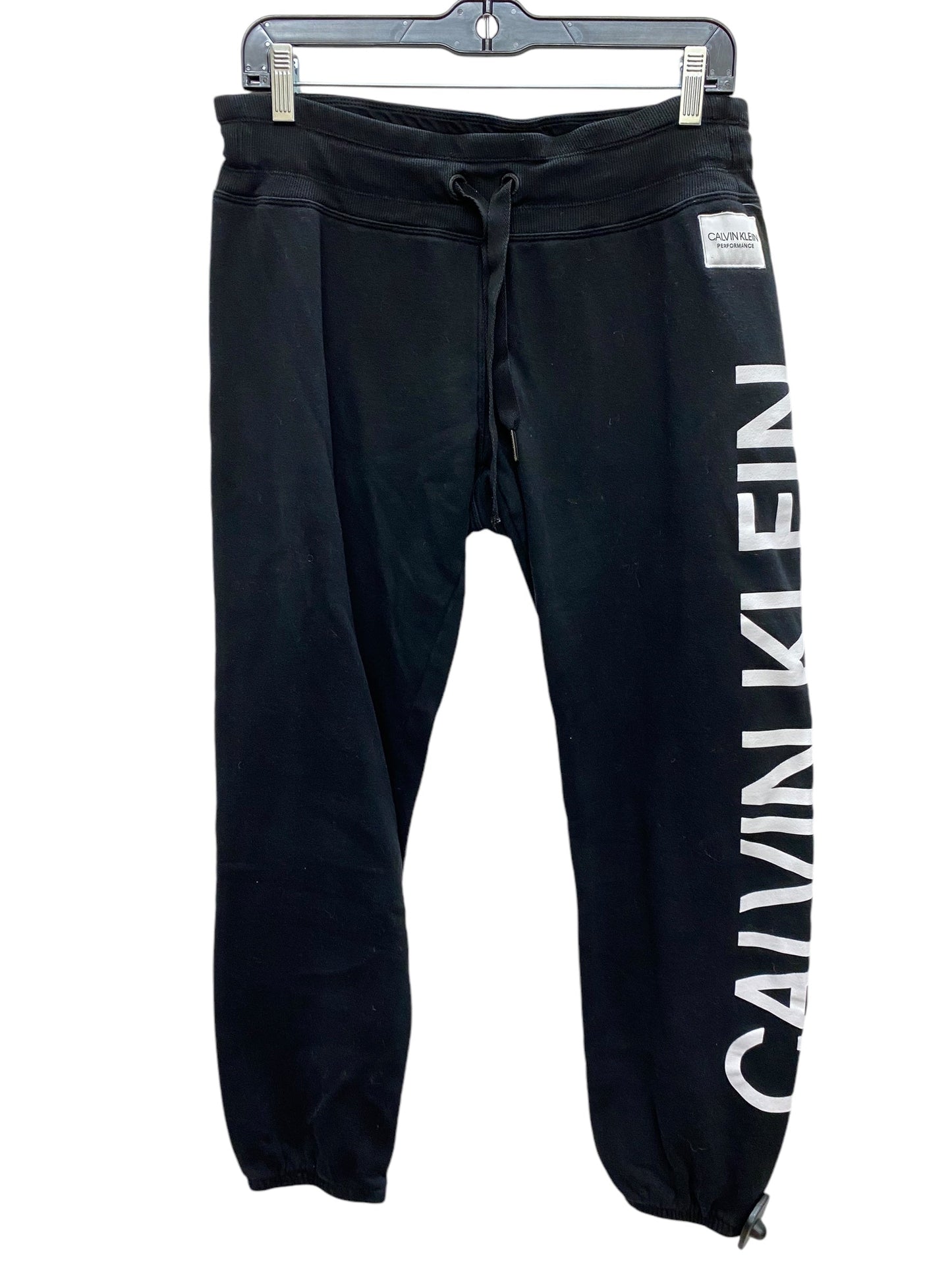 Athletic Pants By Calvin Klein In Black, Size: M