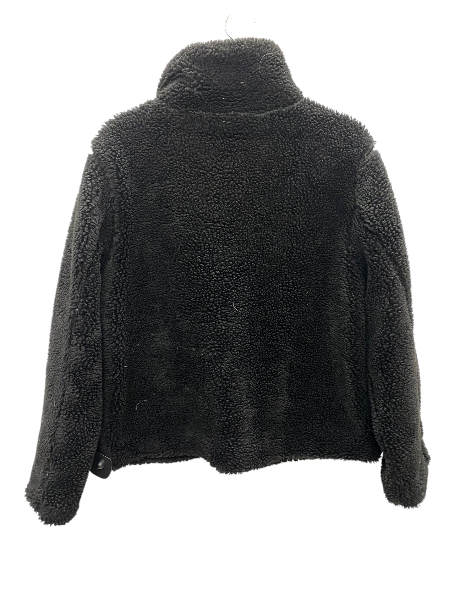 Jacket Faux Fur & Sherpa By Old Navy In Black, Size: M