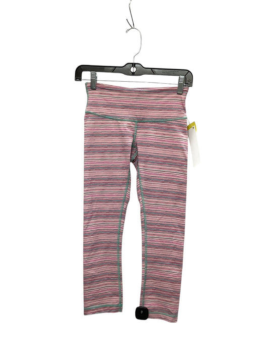 Athletic Capris By Lululemon In Multi-colored, Size: 4