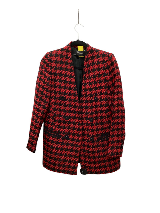 Blazer By Zara Basic In Black & Red, Size: M