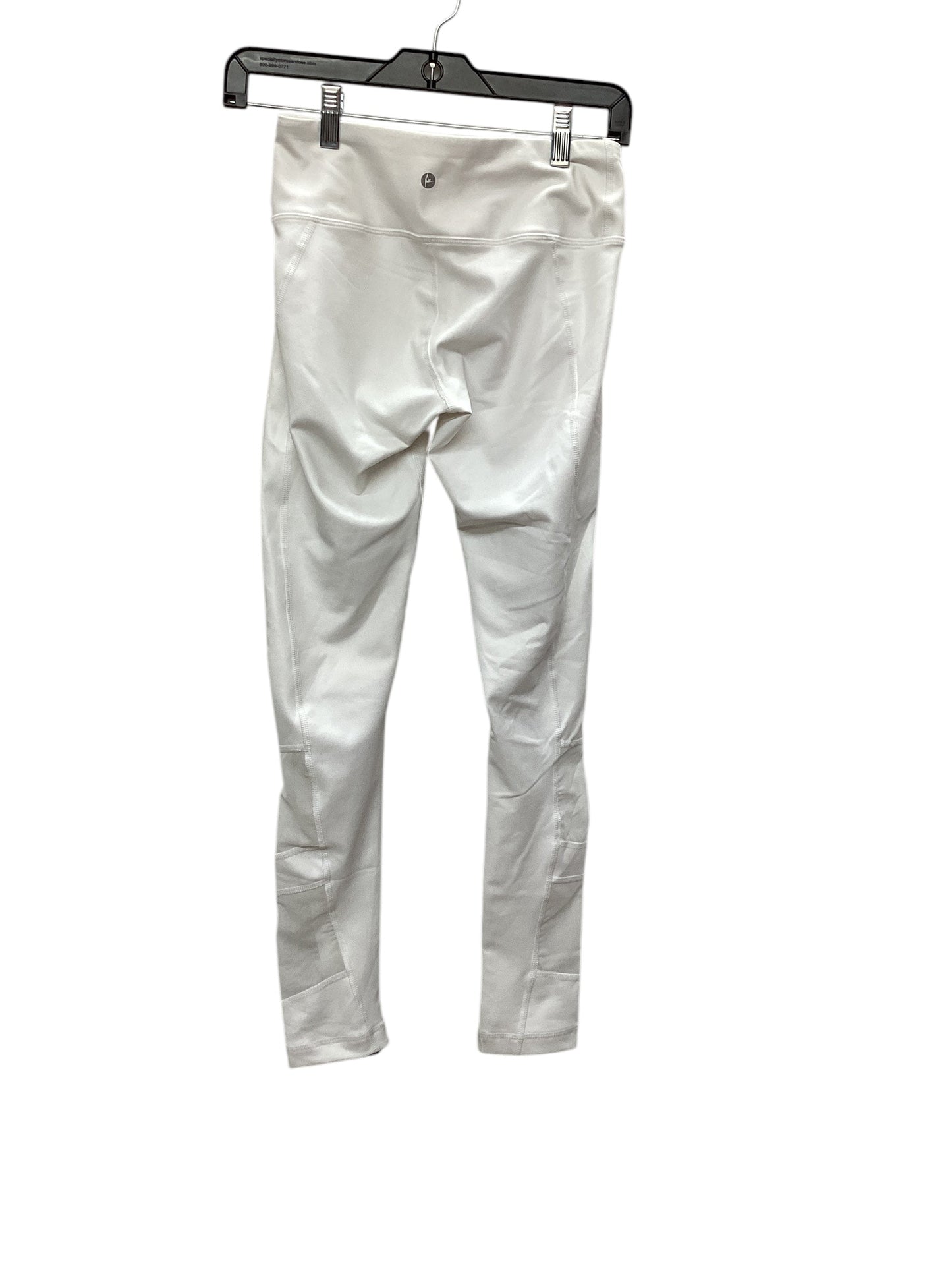 Athletic Leggings By 90 Degrees By Reflex In White, Size: Xs