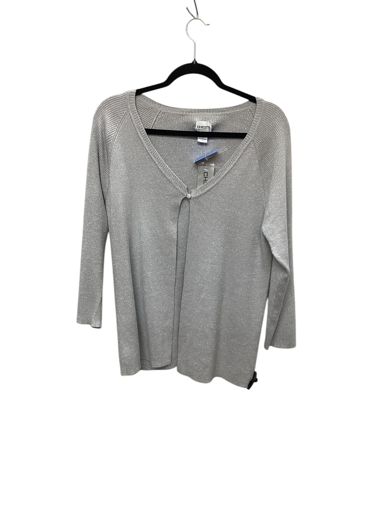 Cardigan By Chicos In Grey, Size: 2