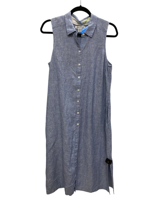 Dress Casual Midi By Tommy Bahama In Blue Denim, Size: M