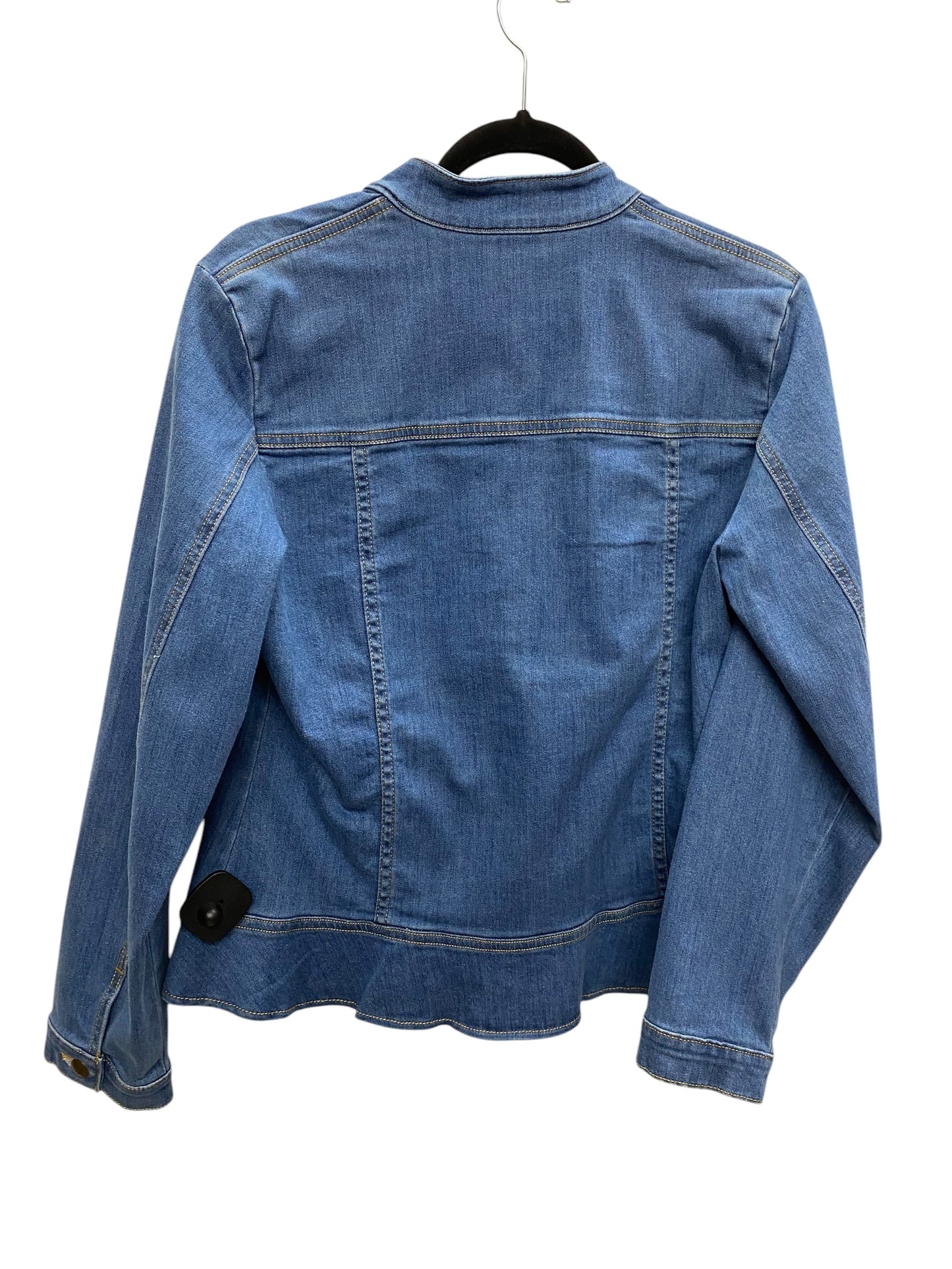 Jacket Denim By Coldwater Creek In Blue Denim, Size: M