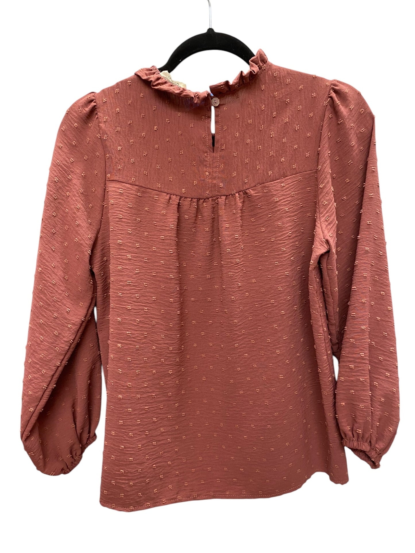 Top Long Sleeve By Clothes Mentor In Pink, Size: S