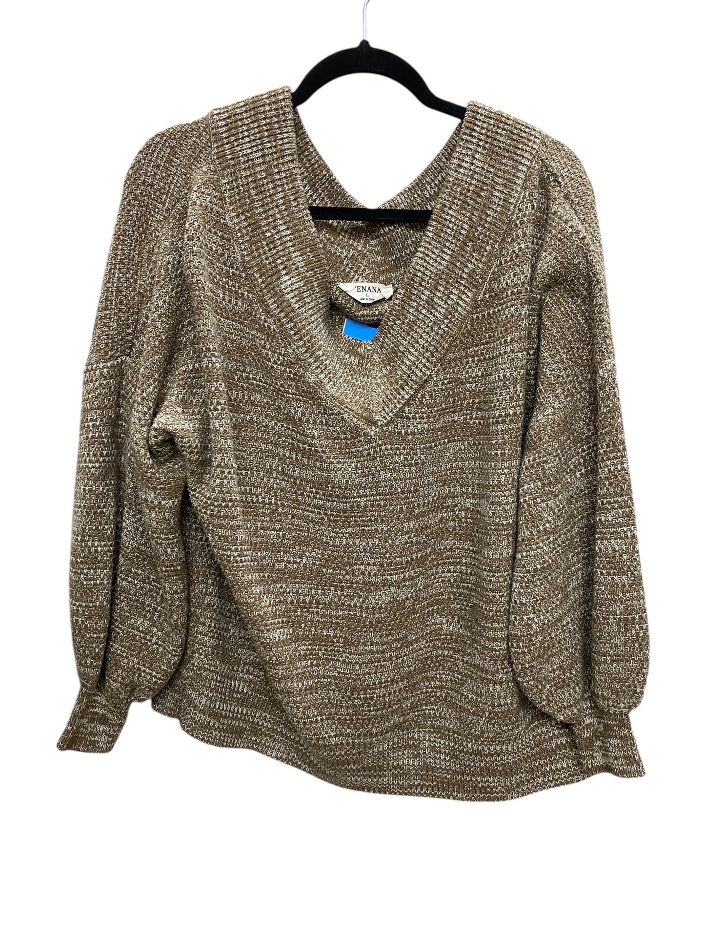 Sweater By Zenana Outfitters In Brown, Size: L