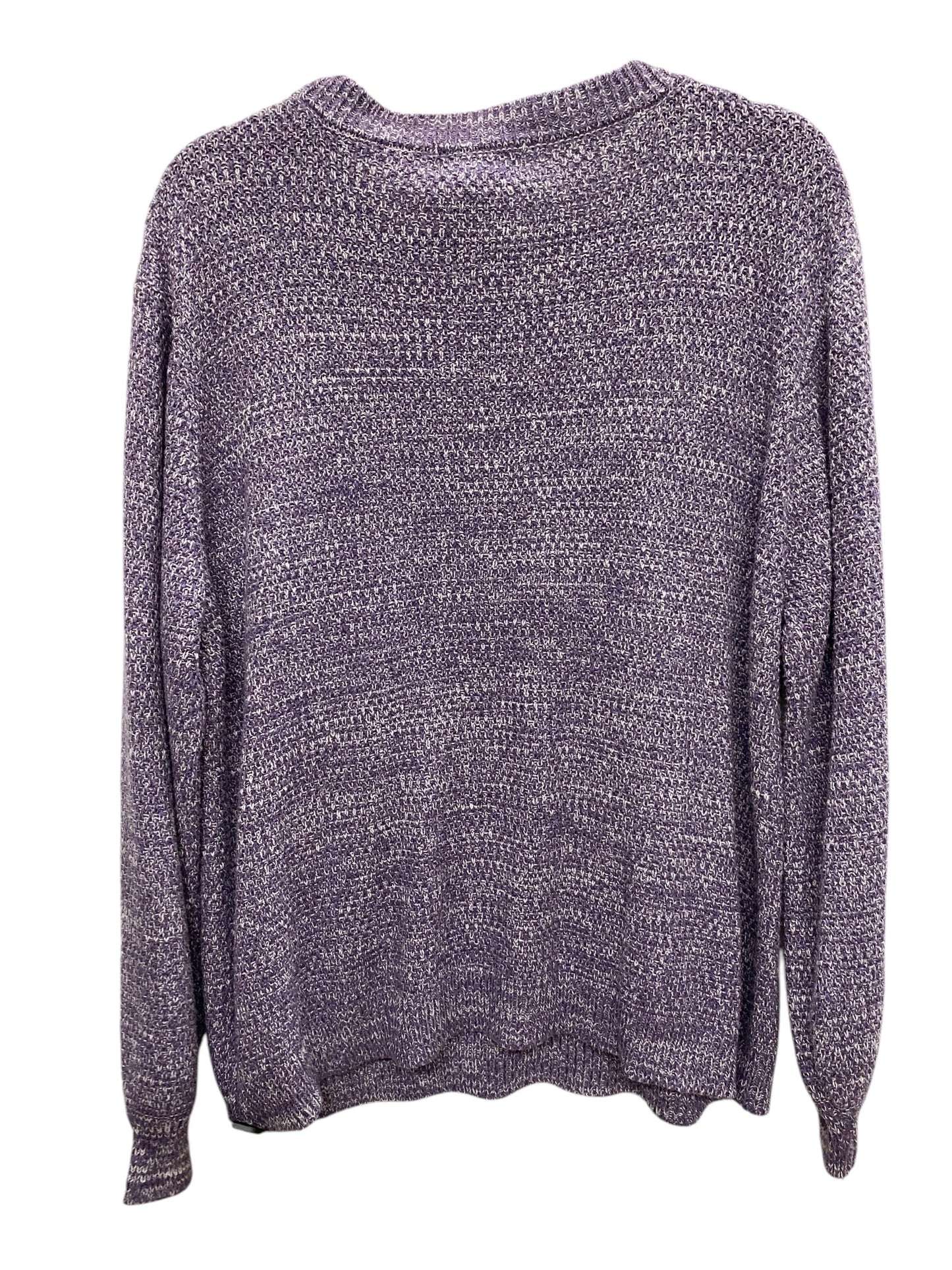 Sweater By Zenana Outfitters In Purple, Size: L