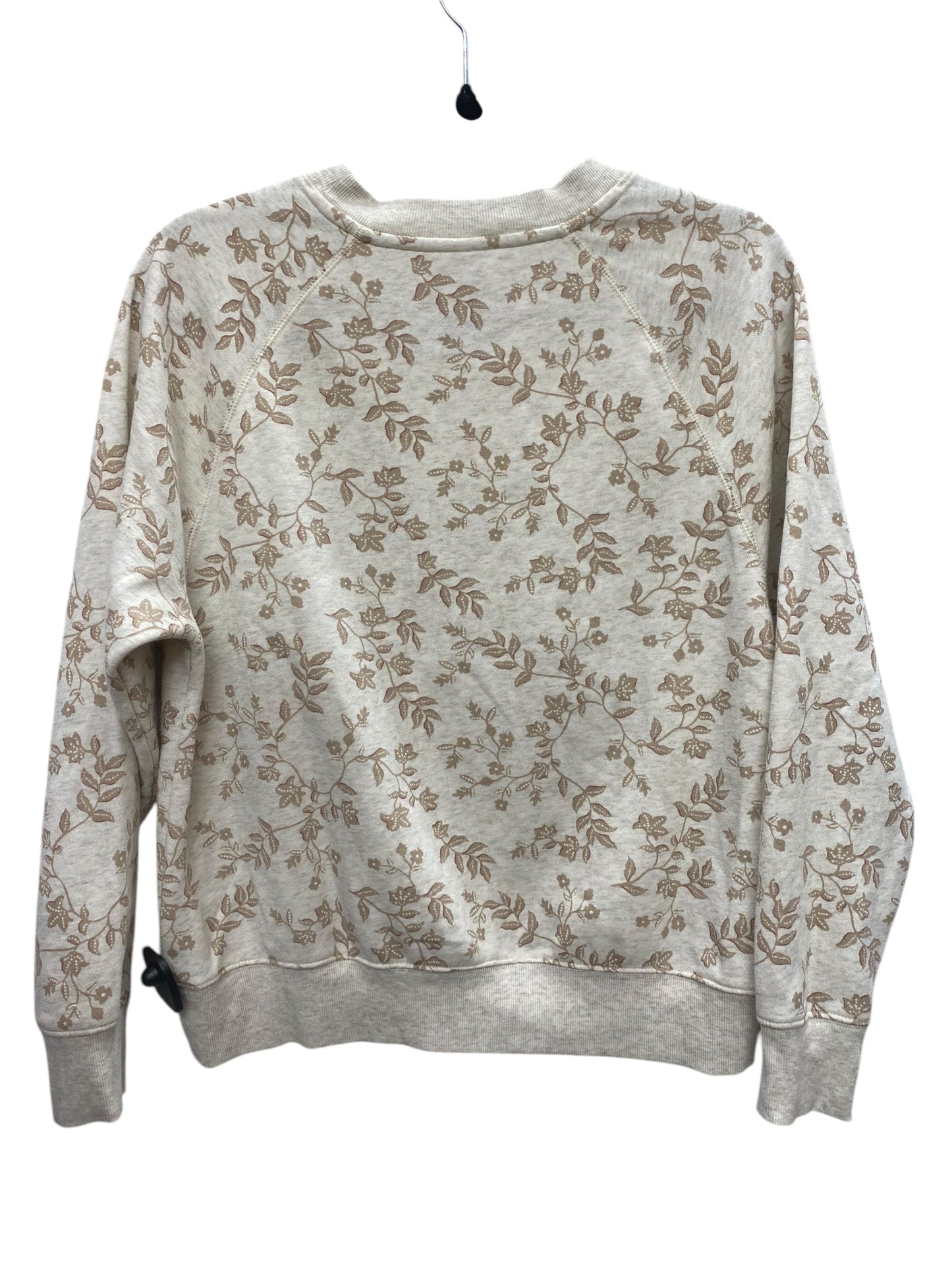 Sweatshirt Crewneck By Old Navy In Cream, Size: S