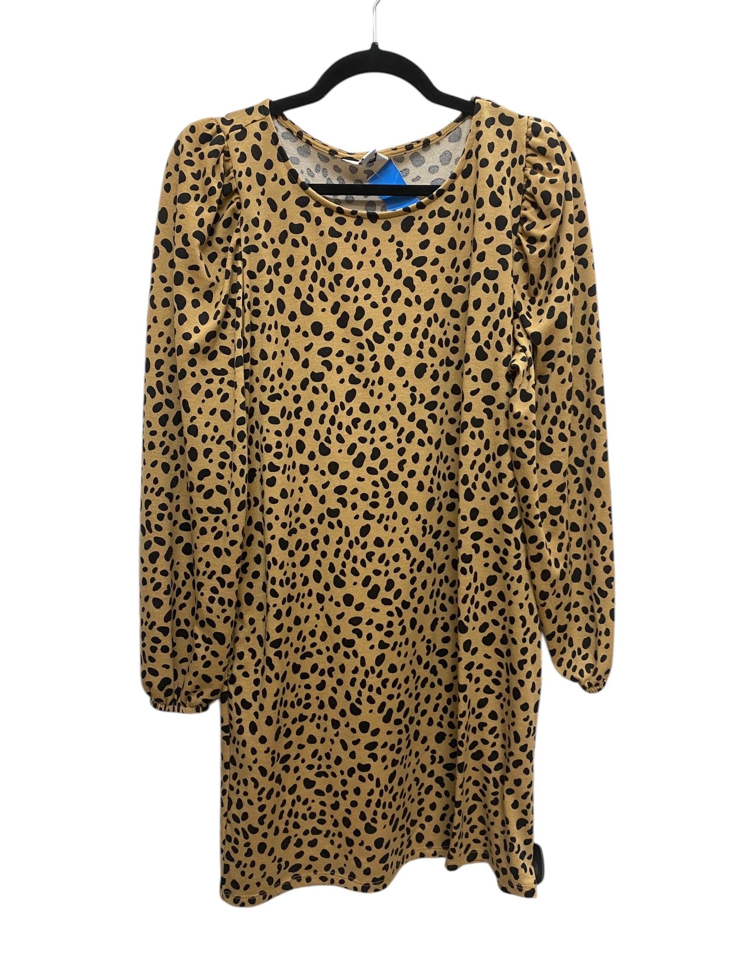 Dress Casual Short By Crown And Ivy In Animal Print, Size: L