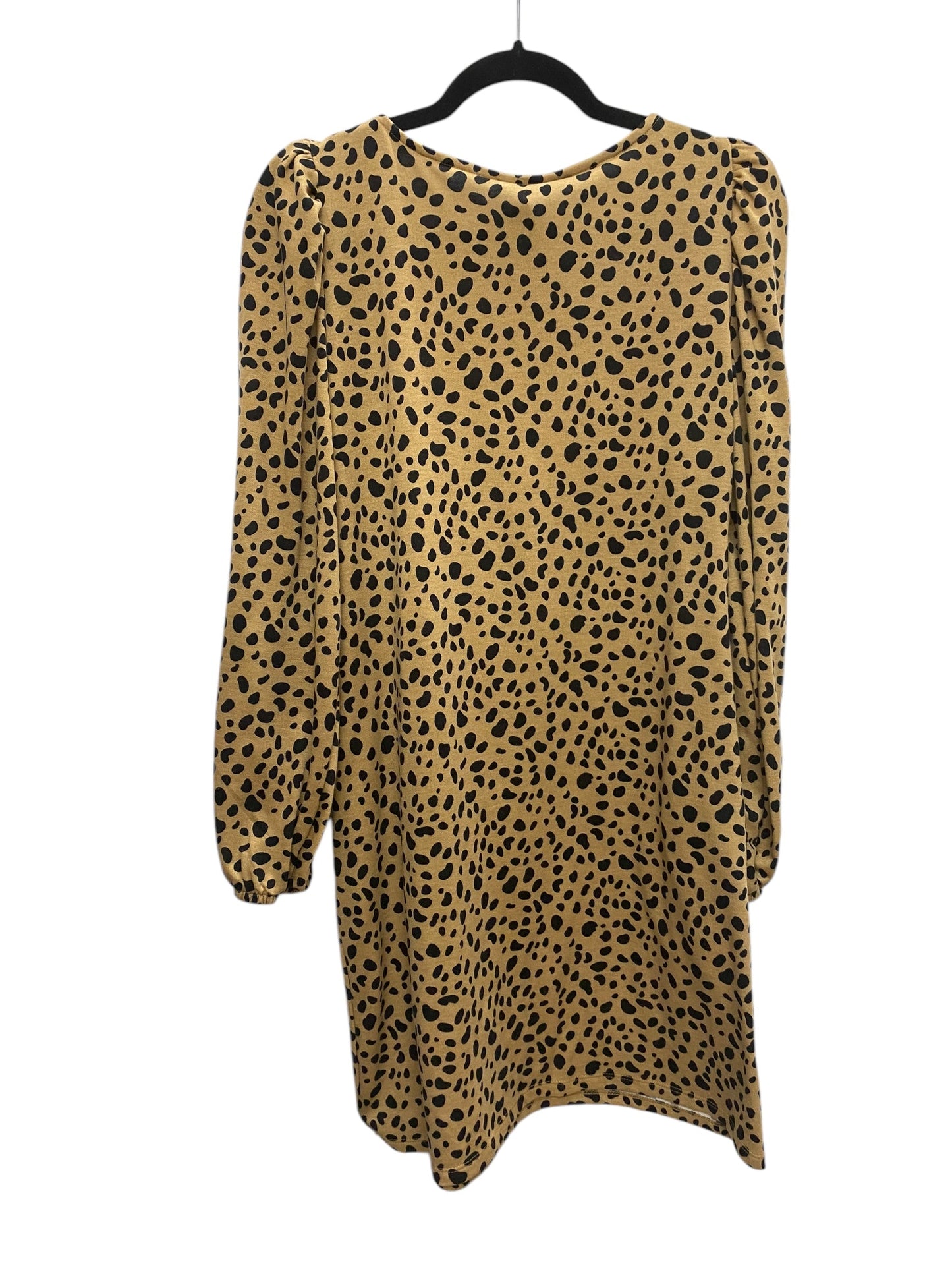 Dress Casual Short By Crown And Ivy In Animal Print, Size: L