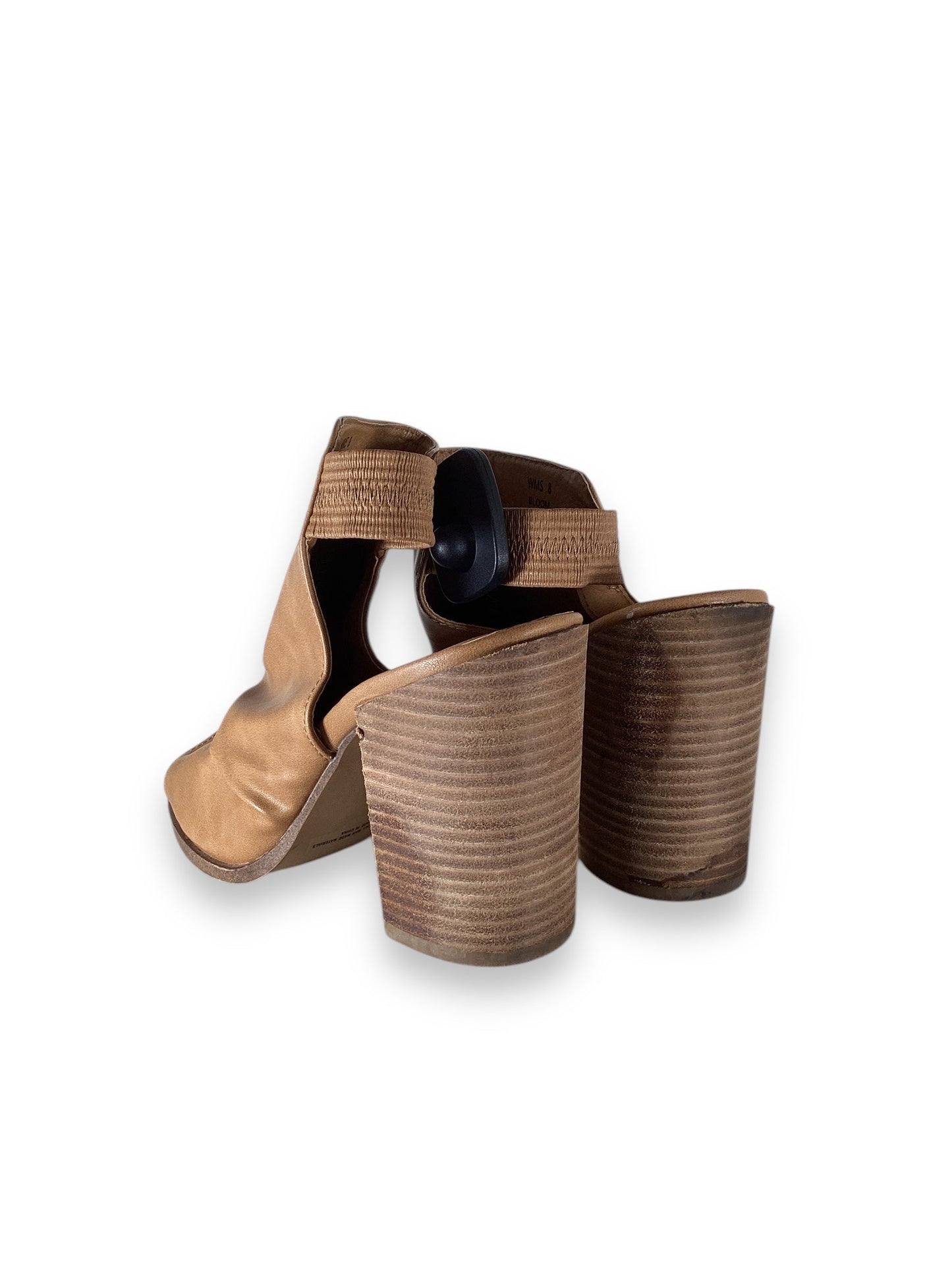 Sandals Heels Block By Report In Brown, Size: 8