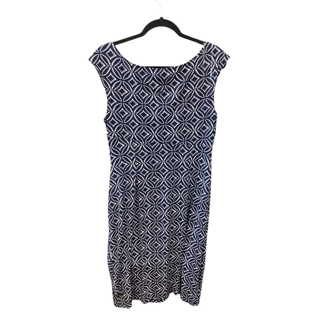 Dress Casual Short By Clothes Mentor In Blue, Size: 1x