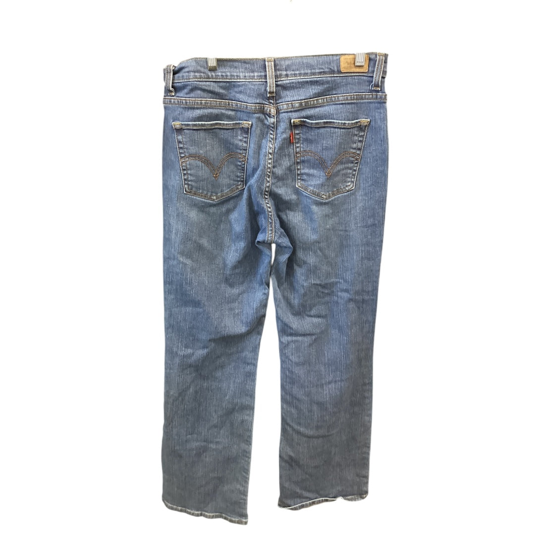 Jeans Boot Cut By Levis In Blue Denim, Size: 12